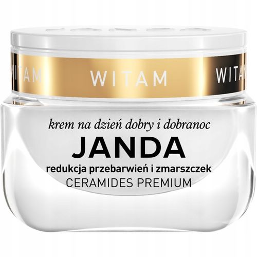 JANDA CERAMIDES PREMIUM KREM DO TWARZY REDUKCJA PRZEBARWIEŃ ZMARSZCZEK 50ML na Arena.pl