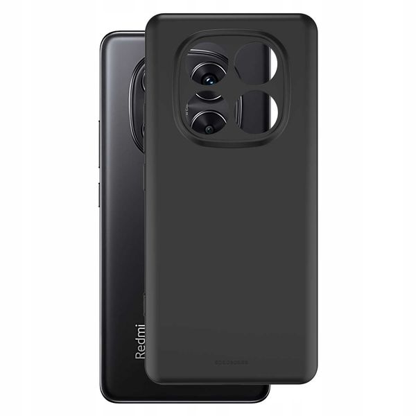 Spacecase Silicone Case 3.0 Redmi Note 14 Pro 5G Black zdjęcie 2