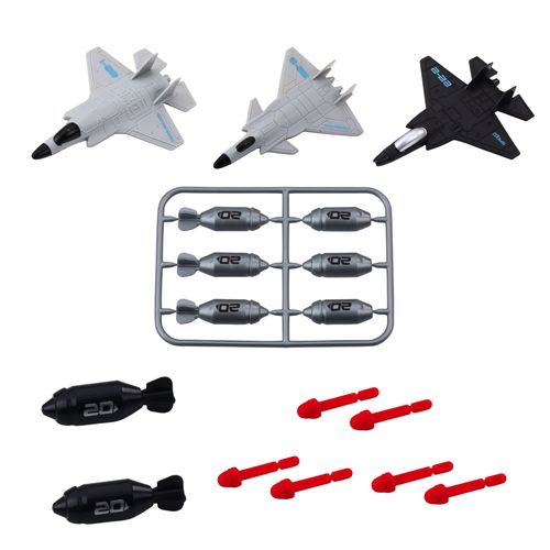 Zestaw Militarny Statek Łódź Podwodna Myśliwce Pociski na Arena.pl