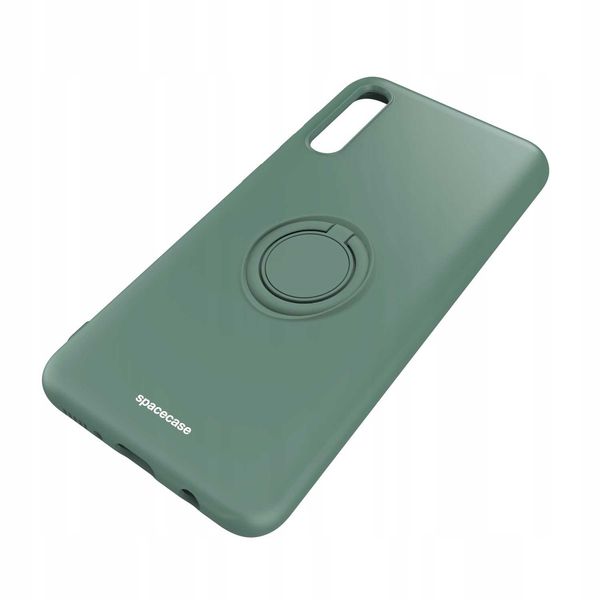 Spacecase Silicone Ring Galaxy A70 Dark Green zdjęcie 4