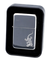 Zapalniczka Benzynowa w Opakowaniu Prezentowym z Grawerem Salamandry