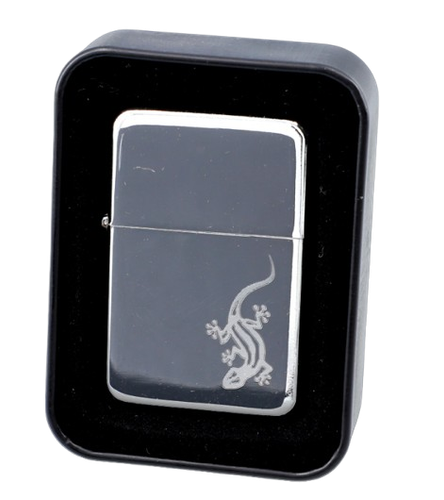 Zapalniczka Benzynowa w Opakowaniu Prezentowym z Grawerem Salamandry na Arena.pl
