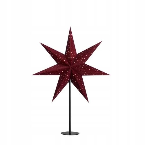 Gwiazda stojąca Clara 705178 czerwona wys 65cm zdjęcie 1