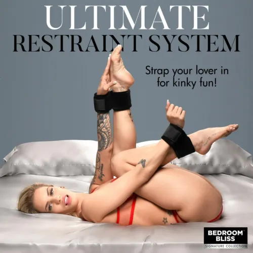 xr brands zestaw manżet nylonowych na nadgarstki i kostki czarny na Arena.pl