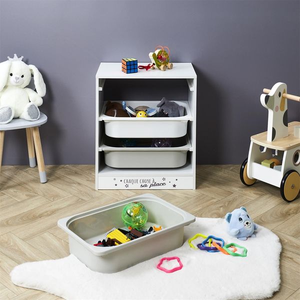 Regał z pojemnikami Elmo S do pokoju zdjęcie 3