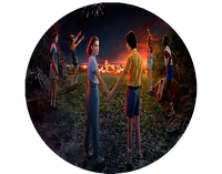 Opłatek na tort Stranger Things