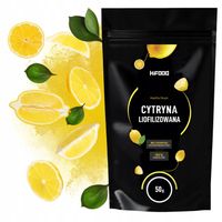 CYTRYNA LIOFILIZOWANA 50g PROSZEK Cytrynowy Proszek 100% HiFOOD