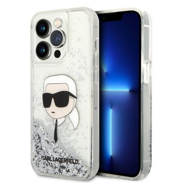 Etui Karl Lagerfeld do iPhone 14 Pro Max, Srebrny zdjęcie 1