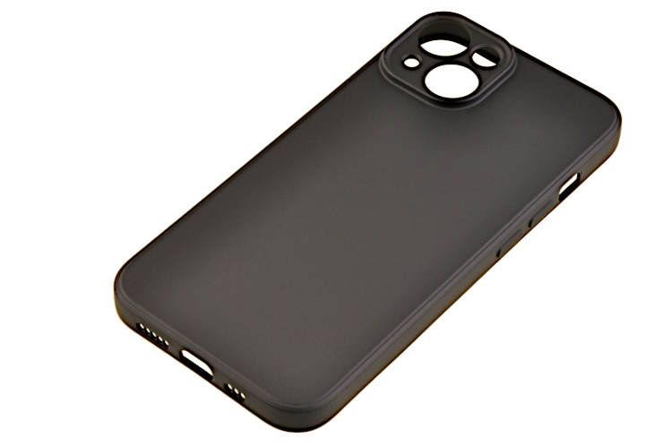 Etui silikonowe Tint do Apple iPhone 14 czarny zdjęcie 1