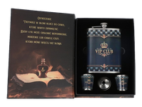 Elegancka Piersiówka 8 OZ ok. 240 ml VIP w Gustownym Opakowaniu Prezentowym