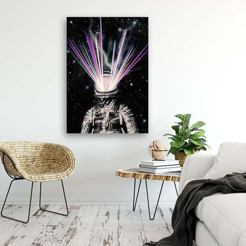 Obraz na płótnie – Canvas, Astronauta abstrakcja 50x70 na Arena.pl
