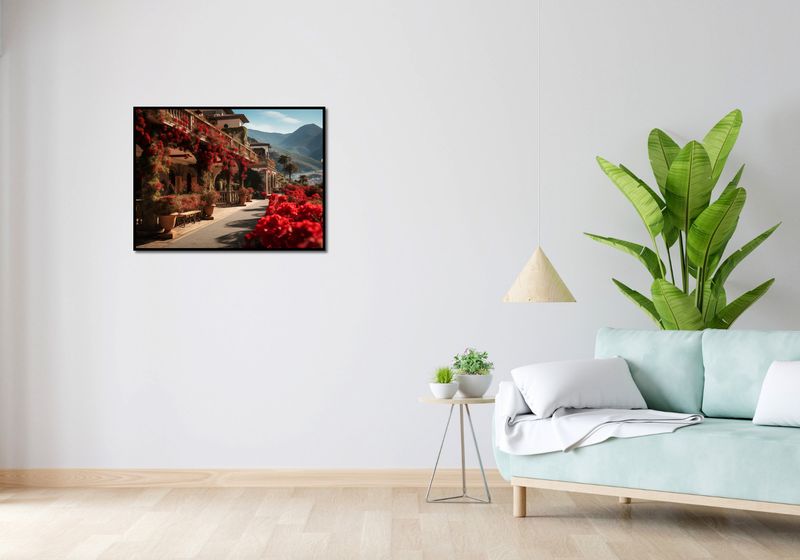 Plakat 80x60cm Czerwona Idylla zdjęcie 4