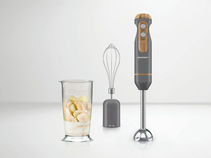 SILVERCREST KITCHEN TOOLS Blender ręczny SSSH 600W SZARY zdjęcie 6