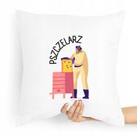 Poduszka Prezent Dla Pszczelarza Pszczelarz Z Nadrukiem Ze Zdjęciem