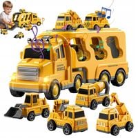 7W1 ZESTAW KOPARKA SAMOCHODOWA NA PLAC BUDOWY ZABAWKI DLA DZIECI