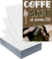 Ulotki A5 1000szt reklamowe firmowe dużo wzorów COFFEE SHOP TWOJA NAZWA