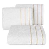Ręcznik Dona 70x140 cm biały luksusowy ręcznik bawełniany frotte