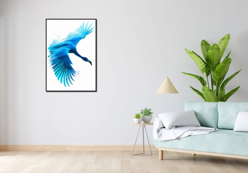 Plakat 68x98cm Błękitny Lot zdjęcie 4