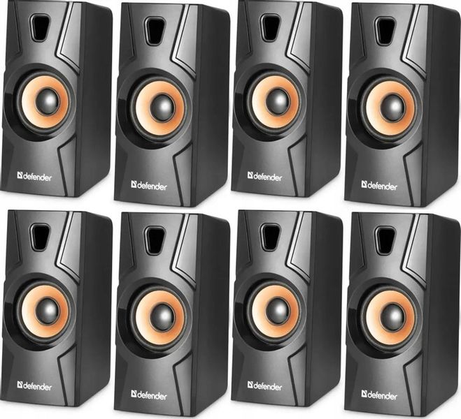 Głośnik Defender Aurora S8 8W 2 szti (system akustyczny 2.0) czarny x4 zdjęcie 1