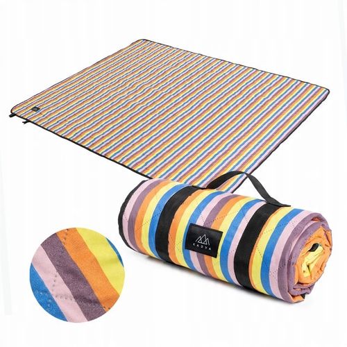 DUŻY Koc PIKNIKOWY turystyczny KADVA Rulo 140 x 170 cm PLAŻOWY na biwak na Arena.pl