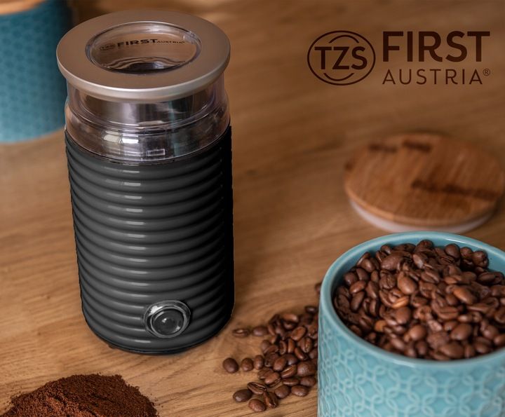 Młynek do mielenia kawy RETRO CZARNY First Austria zdjęcie 2