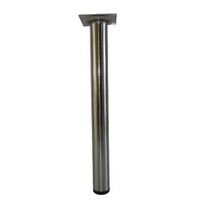 Noga do stołu KSERO 30x3,0cm metalowa chrom czarny fra