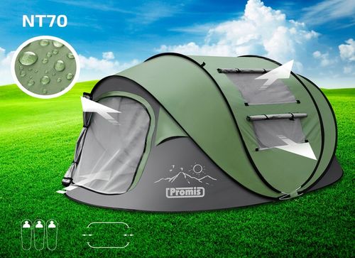 NAMIOT Turystyczny KEMPINGOWY 3 os. SAMOROZKŁADAJĄCY POP-UP Promis 3 SECOND na Arena.pl