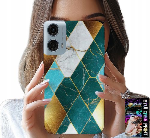 ETUI DO MOTOROLA MOTO G35 - ELEGANCKIE MODNE WZORY CASE + FOLIA na Arena.pl