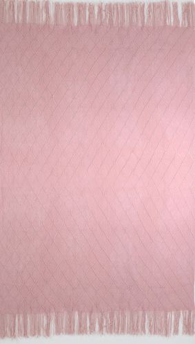 Koc Akrylowy 130X170 - Pudrowy Róż na Arena.pl