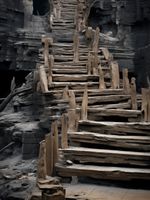 Plakat 75x100cm Schody do Nieznanego