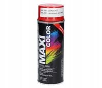 lakier akrylowy czerwony połysk maxi color ral 3001 400ml spray motip