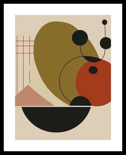 Plakat 50x65cm Geometryczny Balans na Arena.pl