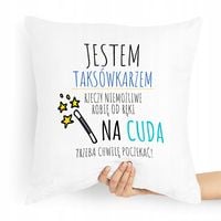 Poduszka Prezent Taksówkarza Jestem Taksówkarzem Z Nadrukiem Ze Zdjęciem