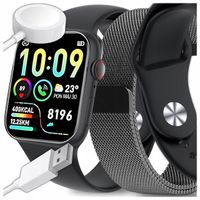 SMARTWATCH ZEGAREK MĘSKI SPORTOWY POLSKIE MENU ROZMOWY SPORT KROKI PULS