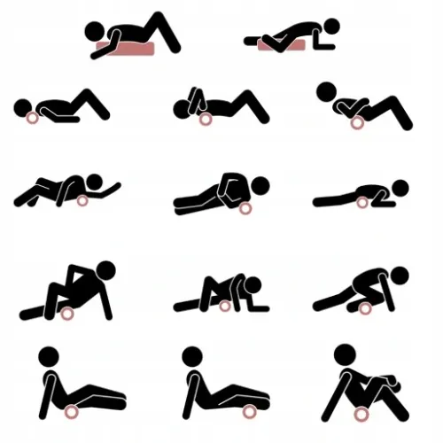 ZESTAW ROLLERÓW DO MASAŻU WAŁEK DUŻY MAŁY PIŁKA POJEDYNCZA DUOBALL EPP 4W1 na Arena.pl