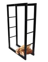 19405 Stabilny stojak na drzewo czarny idealny do kominka