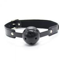 knebel breath hole ball gag (nero)