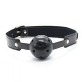 knebel breath hole ball gag (nero)