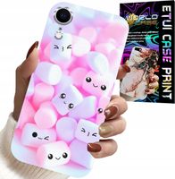 ETUI DO IPHONE XR - WZÓR W SŁODKIE PIANKI, OBUDOWA, PLECKI