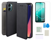Etui z klapką do OPPO A6 4G/5G / A6X 4G/5G / A6S 4G/5G + folia ochronna TPU
