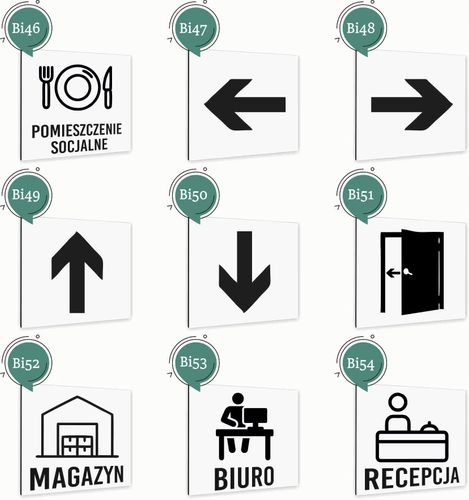 Tabliczka DIBOND TEREN MONITOROWANY BIAŁA Tablica nierdzewna NADRUK UV na Arena.pl