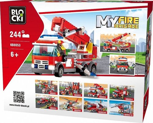 Klocki MyFireBrigade 244 elementy - Wóz strażacki na Arena.pl