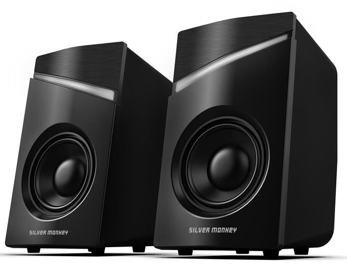 Głośniki komputerowe Silver Monkey SP100 2.0 USB zdjęcie 2