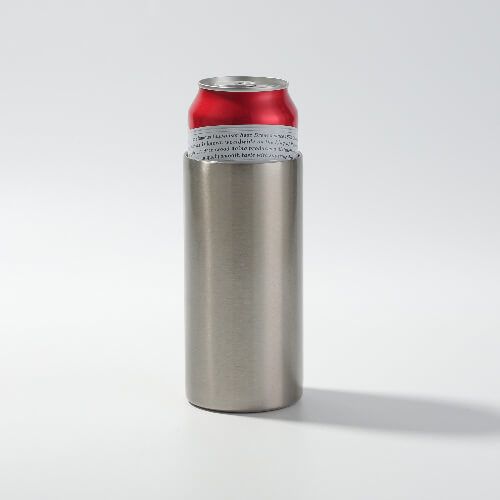 Cooler do puszki 470 ml do sublimacji - srebrny zdjęcie 5