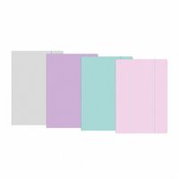 TECZKA A4 Z GUMKĄ PASTEL INTERDRUK