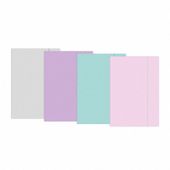 TECZKA A4 Z GUMKĄ PASTEL INTERDRUK