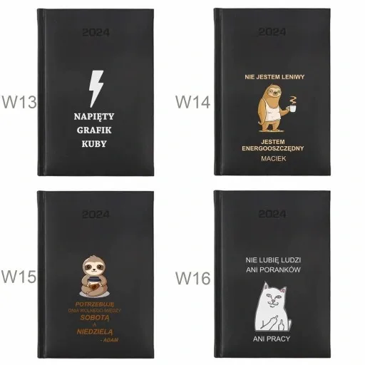 PERSONALIZOWANY KALENDARZ KSIĄŻKOWY PLANER TERMINARZ 2024 A5 NADRUK zdjęcie 12