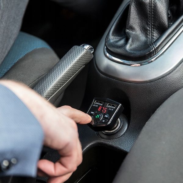 Maxlife transmiter FM Bluetooth MXFT-02 czarny zdjęcie 2