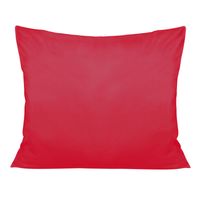 Poszewka satyna bawełniana 70x80 jednobarwna koralowa