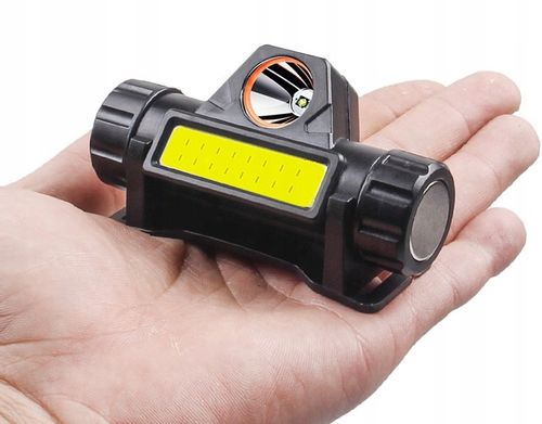 CZOŁÓWKA LED Magnes USB Akumulator MOCNA XPE COB na Arena.pl